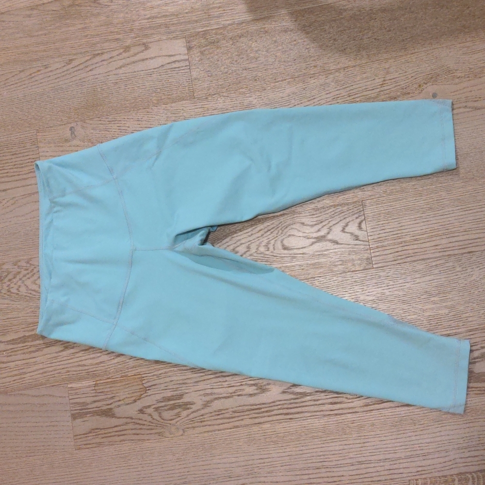 Zella Cropped Mesh Panel Leggings